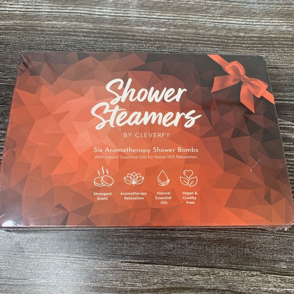 Shower Steamers Bombs by Cleverfy Six Aromatherapy Shower Bombs Essential Oils - Picture 1 of 5